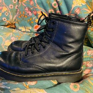 Dr. Martens Black Leather Boots